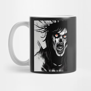 RED EYED CREEPY HALLOWEEN ZOMBIE Mug